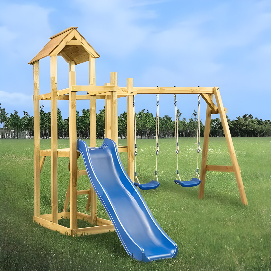 Playground Swing Set with Slide - Souk Furniture